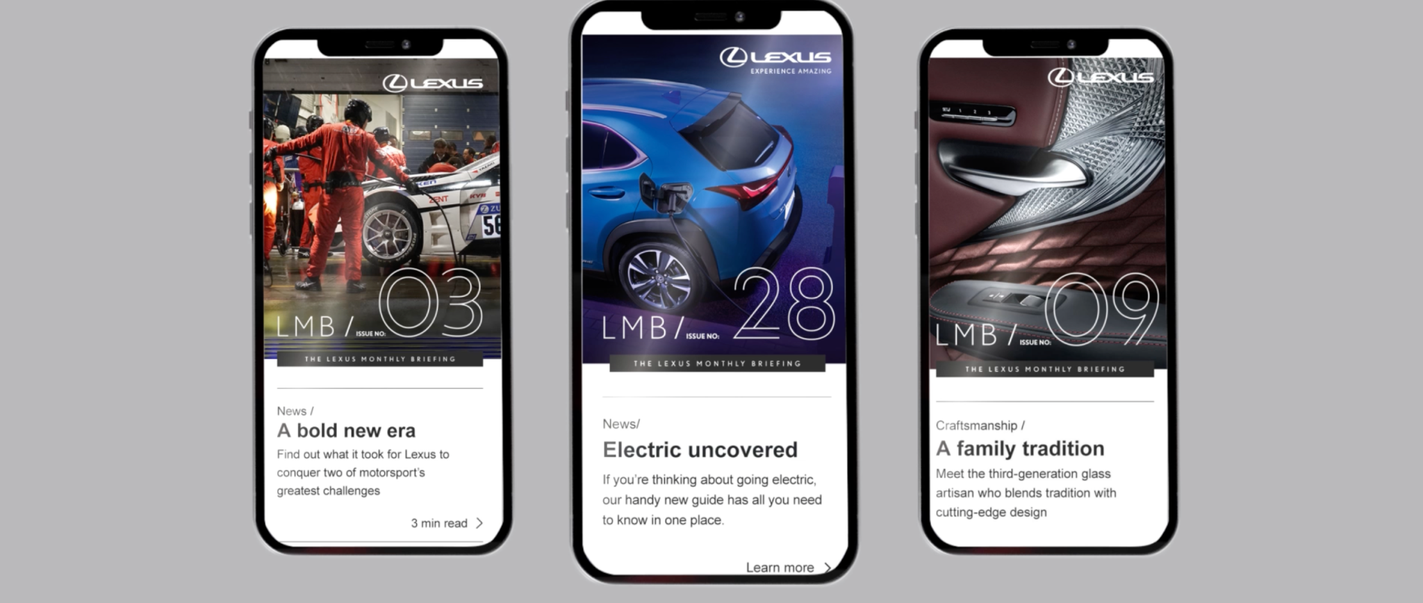 Lexus — Experience Amazing campaign artwork